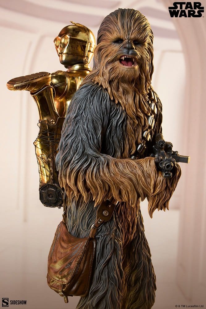 SIDESHOW - Star Wars Premium Format Figure Chewbacca and C-3PO