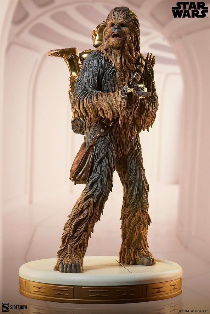 SIDESHOW - Star Wars Premium Format Figure Chewbacca and C-3PO