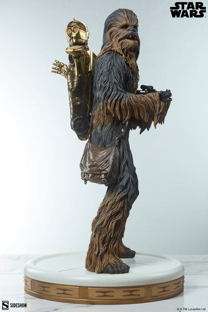 SIDESHOW - Star Wars Premium Format Figure Chewbacca and C-3PO
