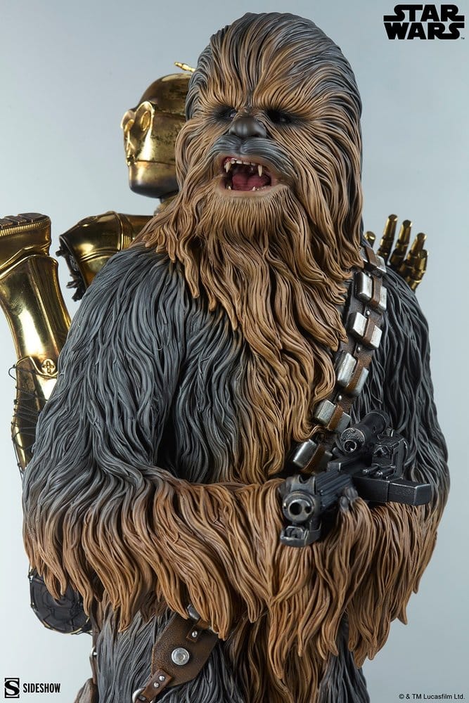 SIDESHOW - Star Wars Premium Format Figure Chewbacca and C-3PO