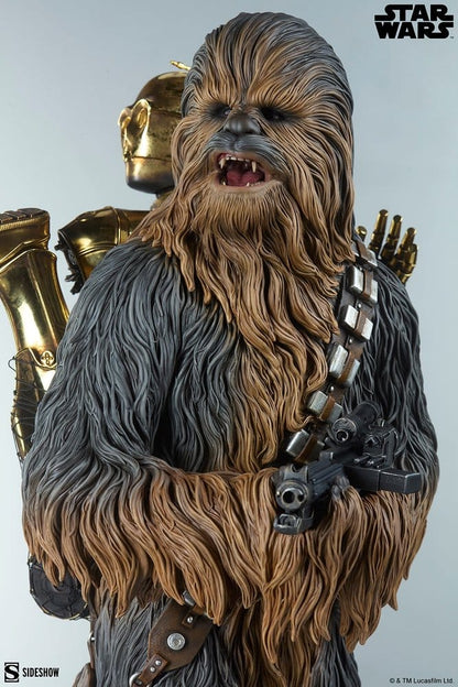 SIDESHOW - Star Wars Premium Format Figure Chewbacca and C-3PO