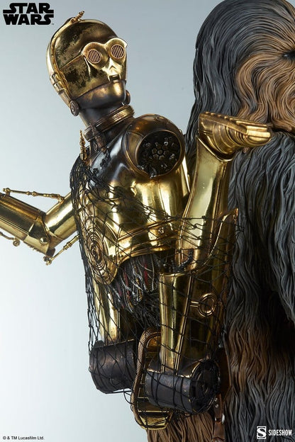 SIDESHOW - Star Wars Premium Format Figure Chewbacca and C-3PO