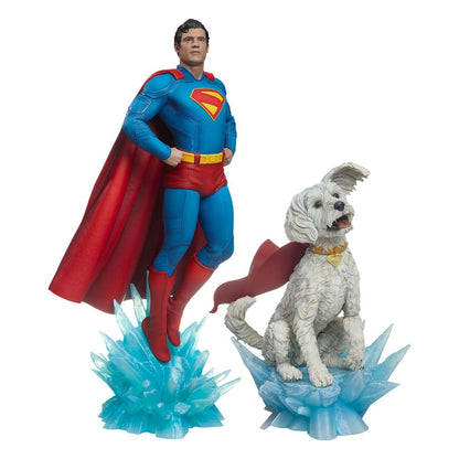 SIDESHOW - Superman (2025) Premium Format Statues Superman 61 cm & Krypto 23 cm Bundle