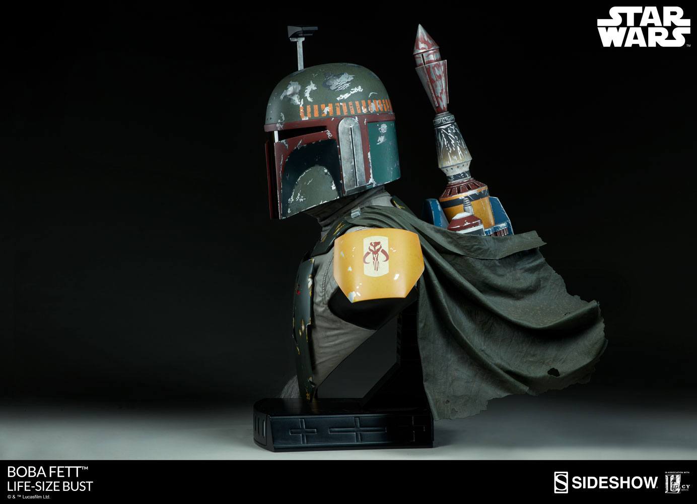 SIDESHOW - Star Wars - Boba Fett Life Size Bust SS400082