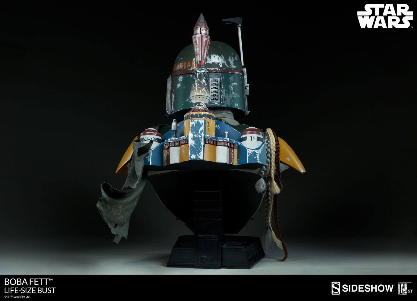 SIDESHOW - Star Wars - Boba Fett Life Size Bust SS400082