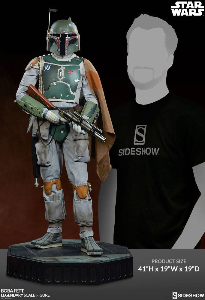 SIDESHOW - Star Wars Legendary Scale Statue 1:2 Boba Fett
