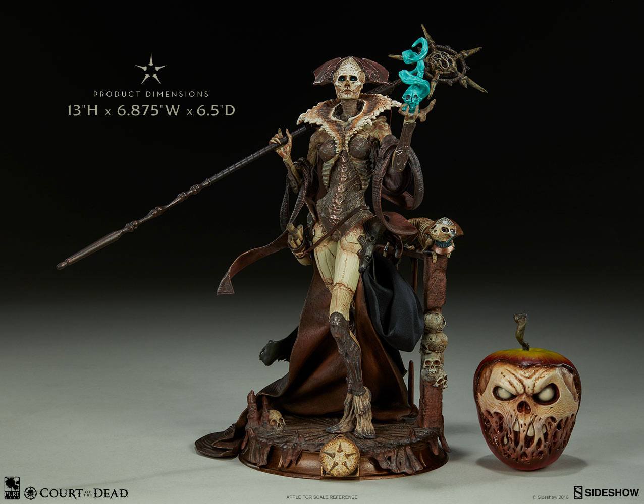 SIDESHOW - Court of The Dead Pvc Statue Xiall - Osteamancers Vision 33 cm