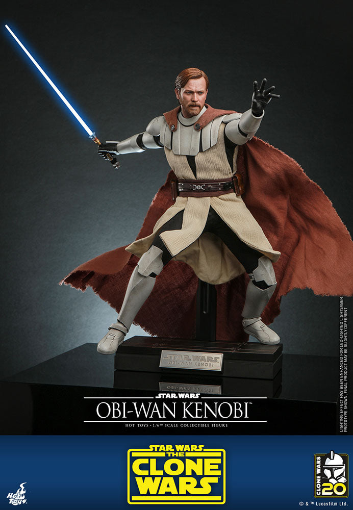 HOT TOYS - Star Wars The Clone Wars 1:6 Action Doll Obi-Wan Kenobi