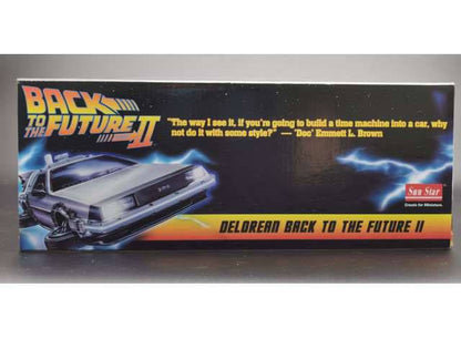 SUN STAR - Back to the Future II Die Cast Model 1/18 1983 DeLorean