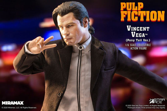 STAR ACE - Pulp Fiction My Favourite Movie Action Doll 1:6 Vincent Vega 2.0 (Pony Tail) DeLuxe Ver
