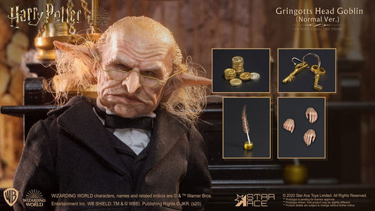 STAR ACE - Harry Potter My Favourite Movie Action Doll 1:6 Gringotts Head Goblin