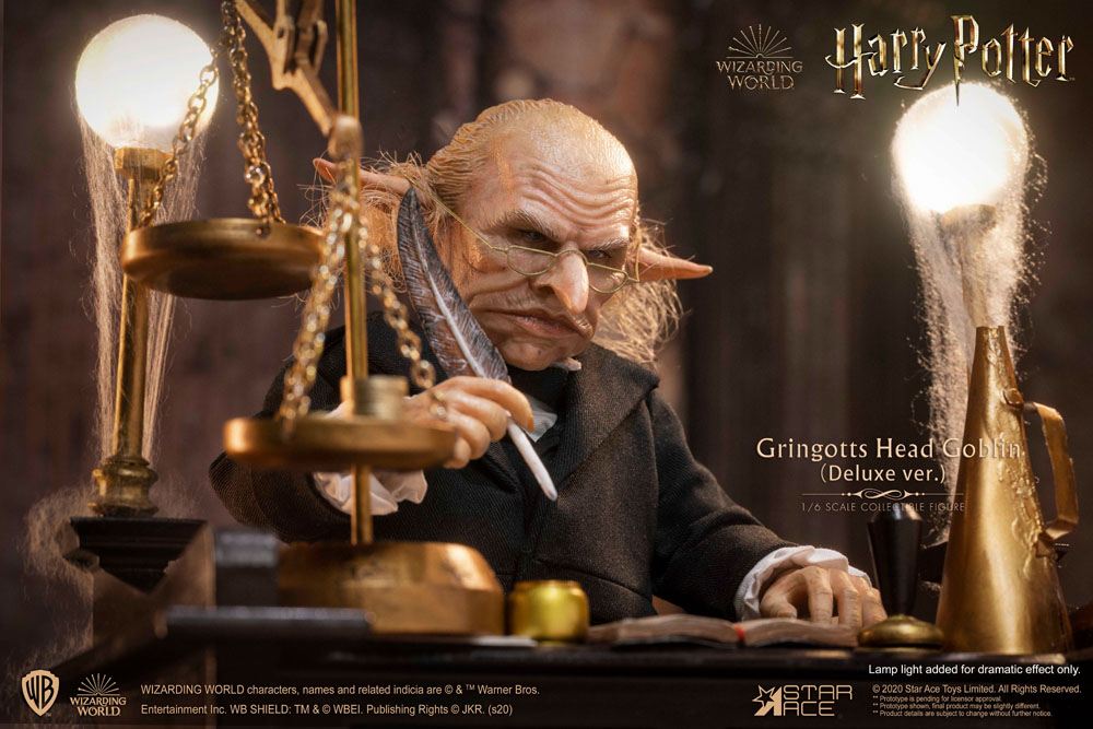 STAR ACE - Harry Potter My Favourite Movie Action Doll 1:6 Gringotts Head Goblin DeLuxe Ver