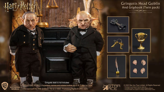 STAR ACE - Harry Potter My Favourite Movie Action Doll 1:6 Gringotts Head Goblin & Griphook