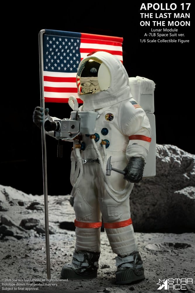 STAR ACE - NASA Apollo 17 Action Figure 1/6 The Last Man on the Moon