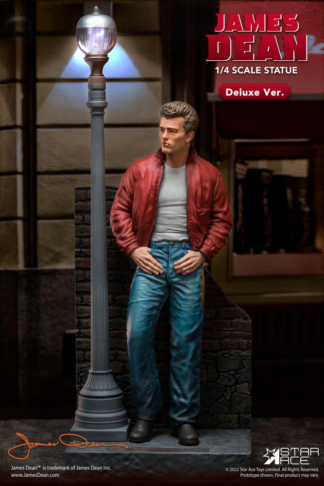 STAR ACE - James Dean Superb My Favourite Legend Series Statue 1:4 James Dean (Red Jacket) DeLuxe Ver