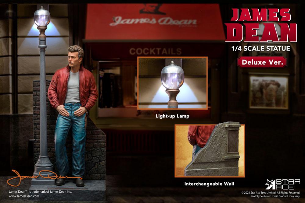 STAR ACE - James Dean Superb My Favourite Legend Series Statue 1:4 James Dean (Red Jacket) DeLuxe Ver