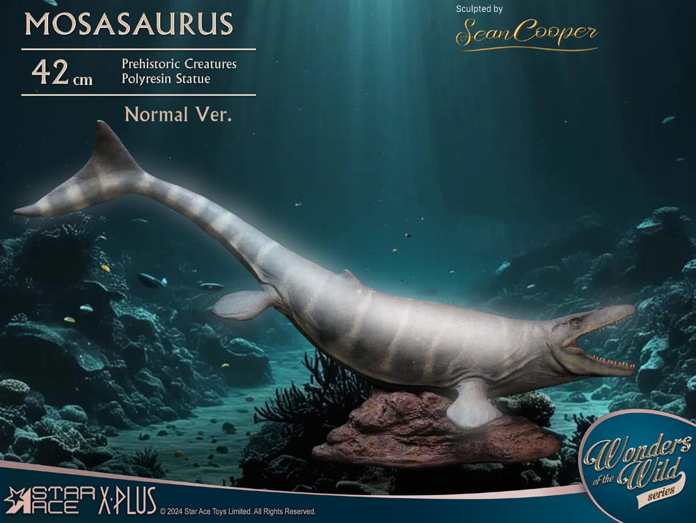 STAR ACE - Wonders of the Wild Statue Mosasaurus (NX) 42 cm