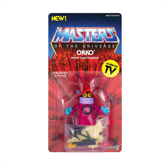 SUPER 7 - Master of Universe - Orko Heroic Court Magician Action Figure