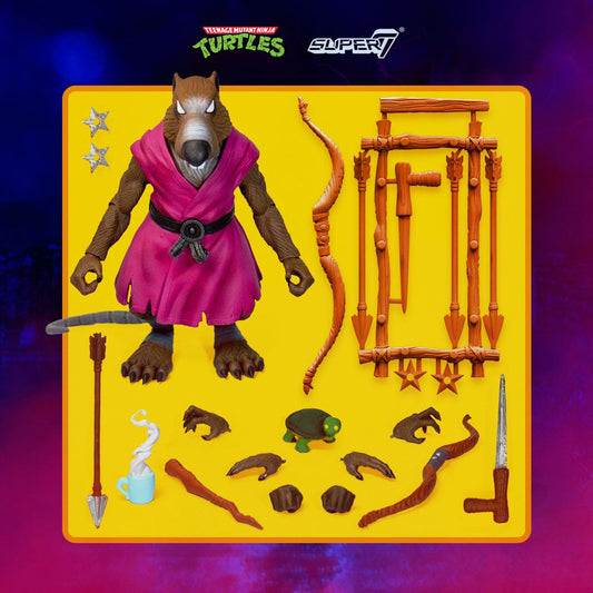 SUPER 7 - TMNT Teenager Mutant Ninja Turtles Ultimates Action Figure Splinter