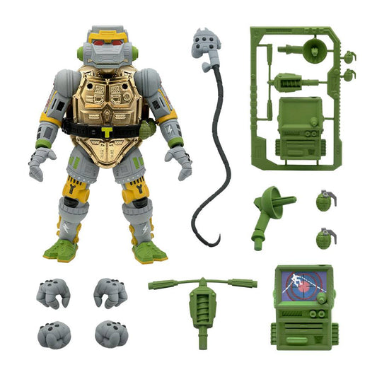 SUPER 7 - TMNT Teenager Mutant Ninja Turtles Ultimates Action Figure MetalHead