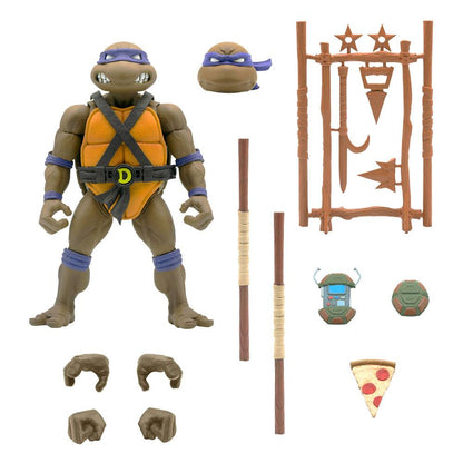 SUPER 7 - TMNT Teenager Mutant Ninja Turtles Ultimates Action Figure Donatello