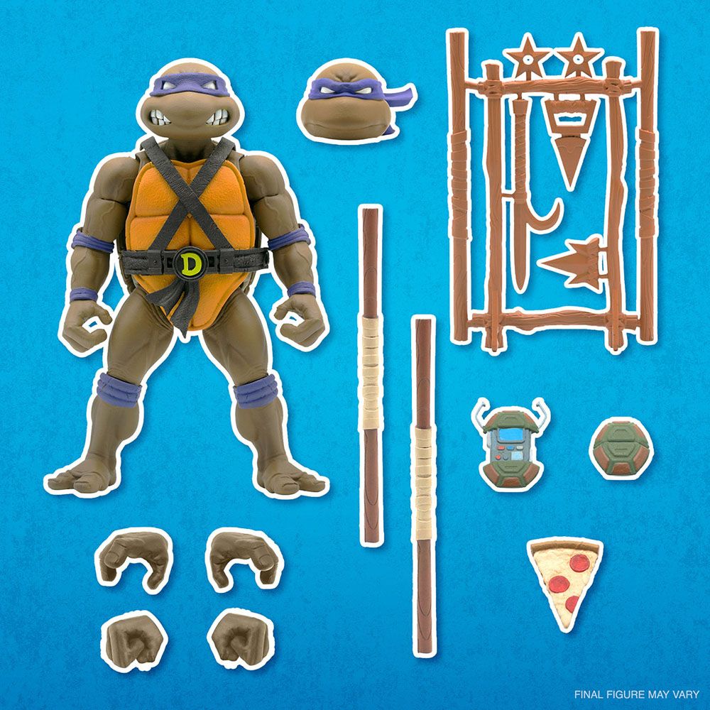 SUPER 7 - TMNT Teenager Mutant Ninja Turtles Ultimates Action Figure Donatello