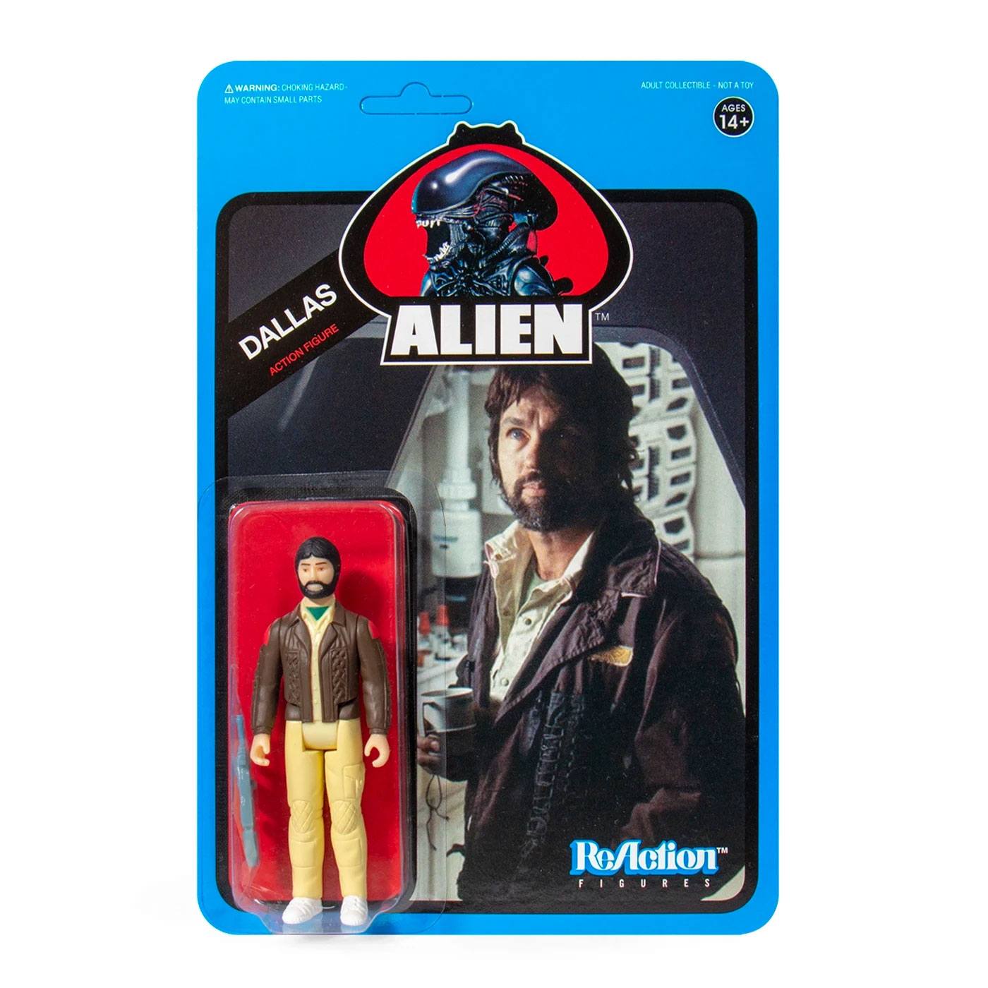 SUPER 7 - Aliens Reaction Action Figure Wave 3 Dallas (Blue Card)