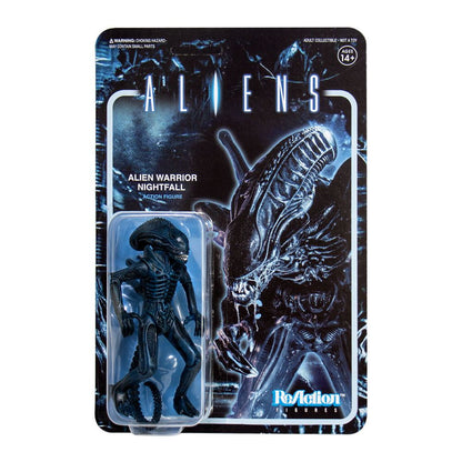 SUPER 7 - Aliens Reaction Action Figure Wave 1 Alien Warrior Nightfall Blue 10