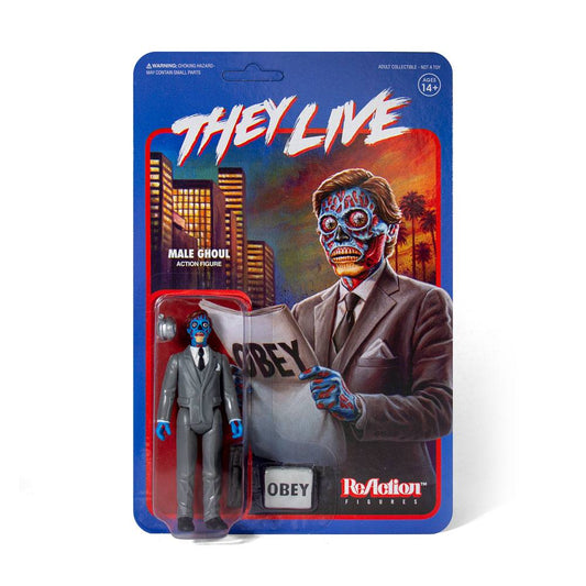 SUPER 7 - They Live Reaction Action Figure Male Ghoul