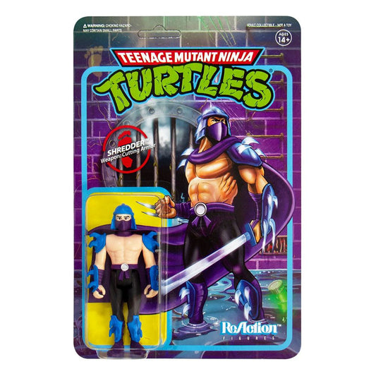 SUPER 7 - TMNT Teenager Mutant Ninja Turtles Reaction Action Figure Shredder