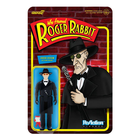 SUPER 7 - Disney - Who Framed Roger Rabbit Reaction Action Figure Judge Doom