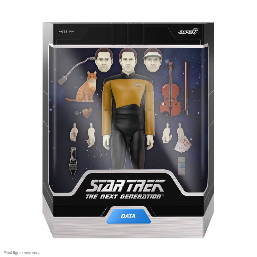 SUPER 7 - Star Trek: The Next Generation Ultimates Action Figure Lieutenant Commander Data