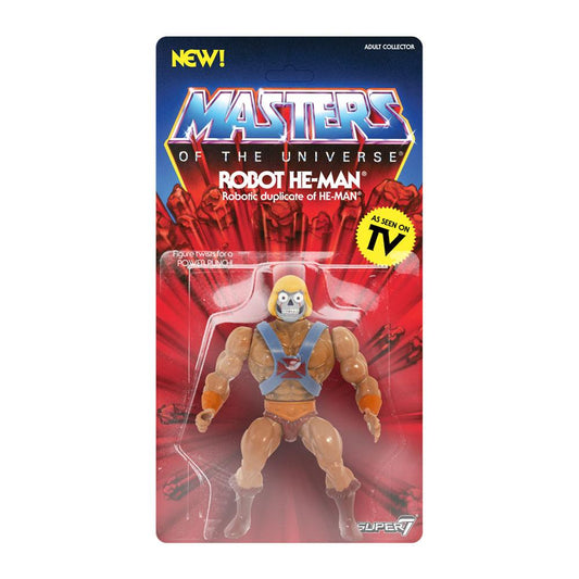 SUPER 7 - Masters of the Universe - Robot He-Man - Vintage Collection Action Figure (14 cm)