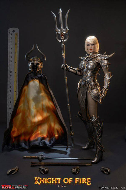 TB LEAGUE - Knight of Fire Action Figure 1:6 Silver Edition