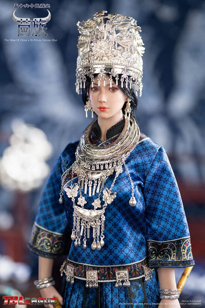 TB LEAGUE - The Miao of China's 56 Ethnic Groups Figure 1/6 Blue