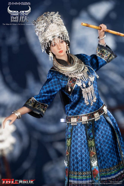 TB LEAGUE - The Miao of China's 56 Ethnic Groups Figure 1/6 Blue