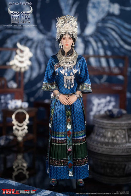TB LEAGUE - The Miao of China's 56 Ethnic Groups Figure 1/6 Blue