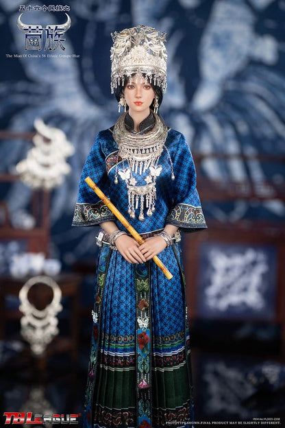 TB LEAGUE - The Miao of China's 56 Ethnic Groups Figure 1/6 Blue
