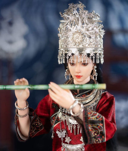 TB LEAGUE -The Miao of China's 56 Ethnic Groups Figure 1/6 Red