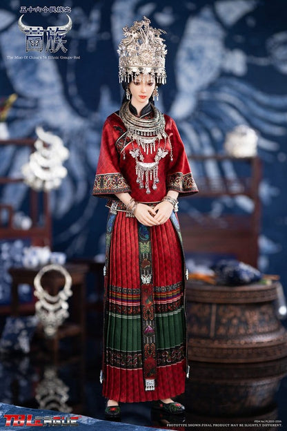 TB LEAGUE -The Miao of China's 56 Ethnic Groups Figure 1/6 Red