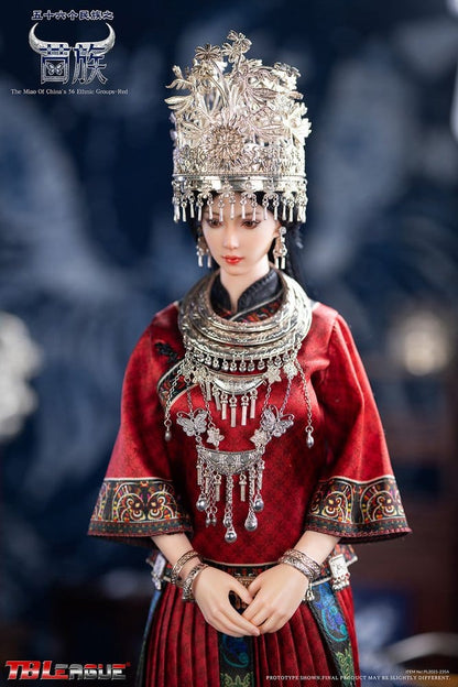 TB LEAGUE -The Miao of China's 56 Ethnic Groups Figure 1/6 Red