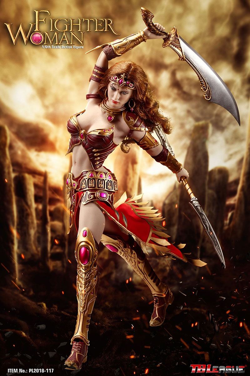 TB LEAGUE - Fighter Woman Action Figure 1:6