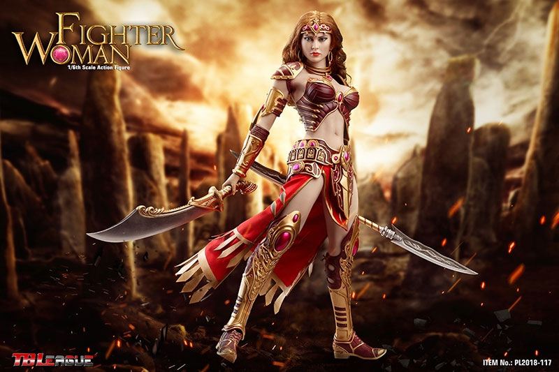 TB LEAGUE - Fighter Woman Action Figure 1:6