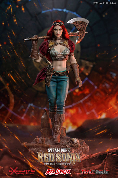 TB LEAGUE - Red Sonja Action Figure 1:6 Steampunk Red Sonja DeLuxe Ver