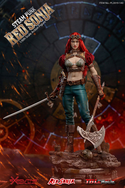 TB LEAGUE - Red Sonja Action Figure 1:6 Steampunk Red Sonja DeLuxe Ver