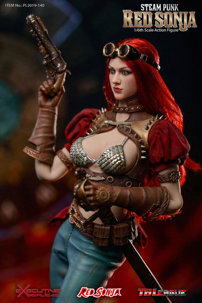 TB LEAGUE - Red Sonja Action Figure 1:6 Steampunk Red Sonja DeLuxe Ver
