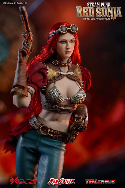 TB LEAGUE - Red Sonja Action Figure 1:6 Steampunk Red Sonja DeLuxe Ver