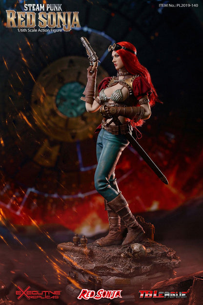 TB LEAGUE - Red Sonja Action Figure 1:6 Steampunk Red Sonja DeLuxe Ver