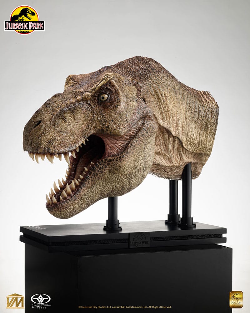 ECC - Jurassic Park 1/2 Statue T-Rex Head