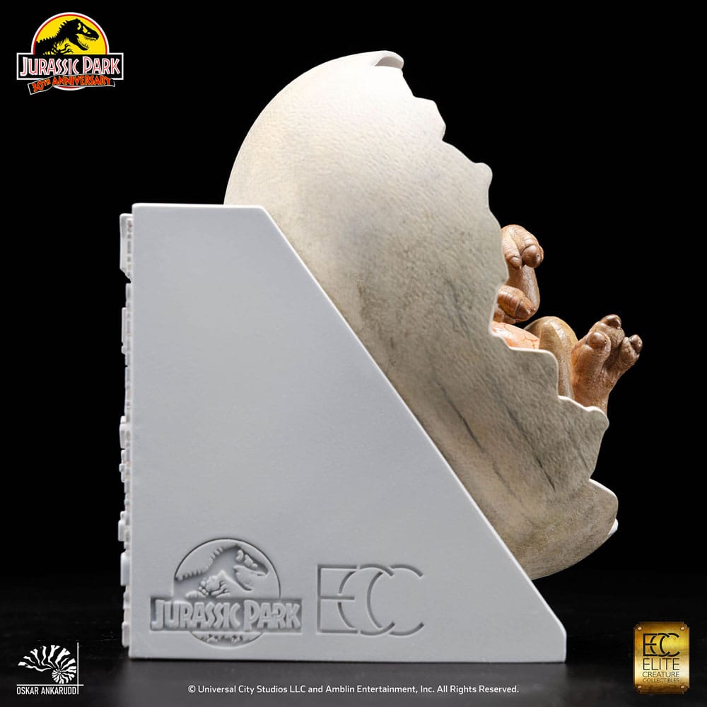 TOYNAMI - ELITE CREATURE COLLECTIBLE - Jurassic Park Statue Hadrosaur Egg Hatching